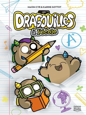 cover image of Les dragouilles à l'école